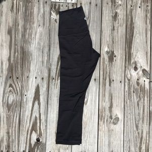 Lululemon high rise wunder under crop roll down